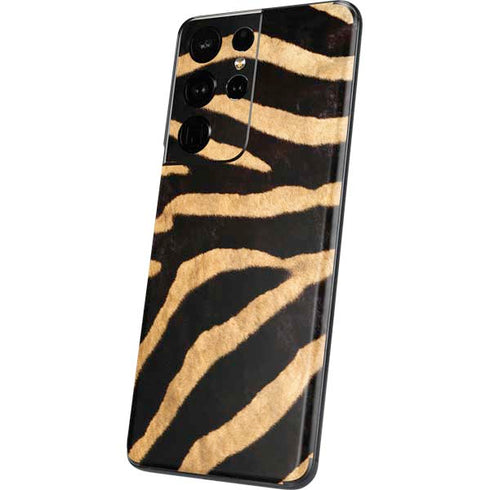 Zebra Animal Print Galaxy S21 Ultra 5G Skin